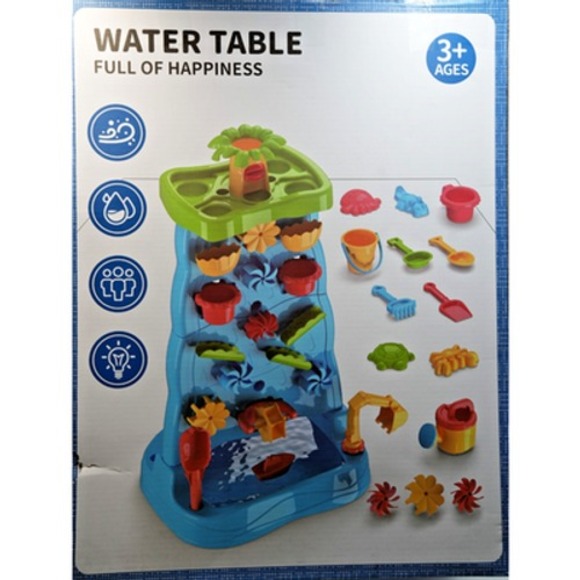 The Unbranded Brand Other - Kids Waterfall Water Table Activity Set – Ages 3+‎ – 43-Piece Playset with Tools